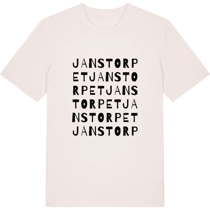 Janstorpet ordlek t-shirt – t-shirt från PinShirt