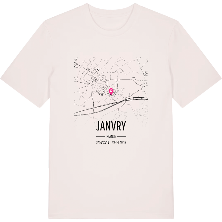 Janvry karta t-shirt – t-shirt från PinShirt