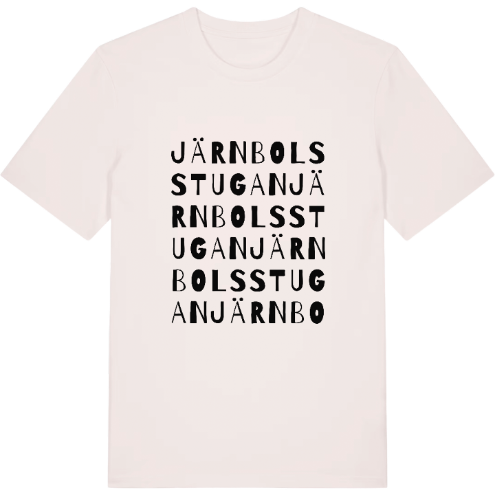 Järnbolsstugan ordlek t-shirt – t-shirt från PinShirt