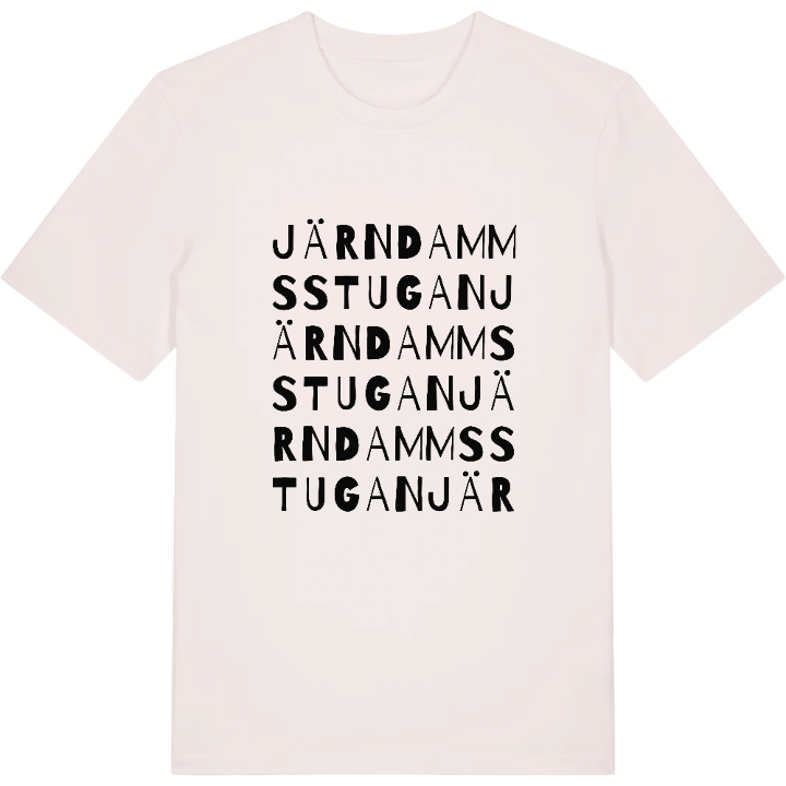 Järndammsstugan ordlek t-shirt – t-shirt från PinShirt