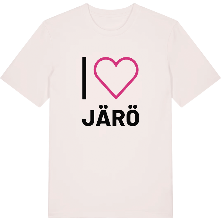 Jag älskar Järö t-shirt stort tryck – t-shirt från PinShirt
