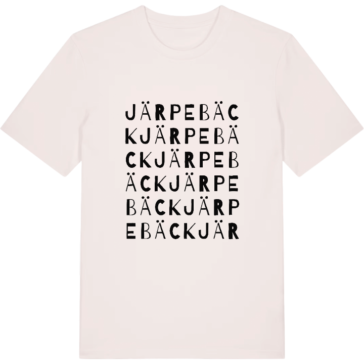 Järpebäck ordlek t-shirt – t-shirt från PinShirt