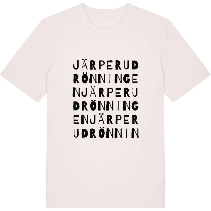 Järperudrönningen ordlek t-shirt – t-shirt från PinShirt