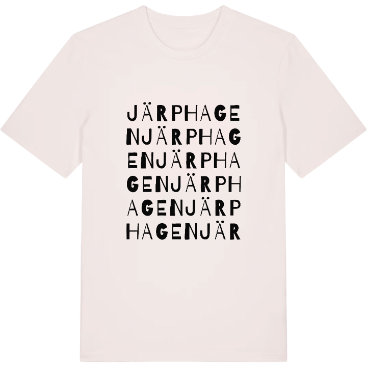 Järphagen ordlek t-shirt – t-shirt från PinShirt