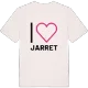 Jag älskar Jarret t-shirt stort tryck