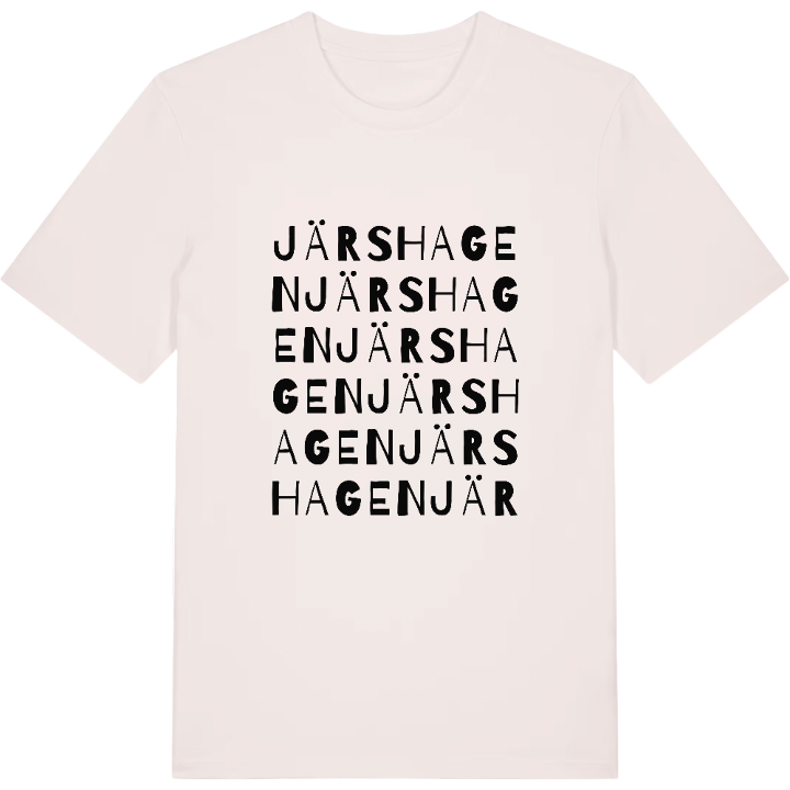 Järshagen ordlek t-shirt – t-shirt från PinShirt