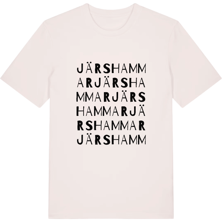 Järshammar ordlek t-shirt – t-shirt från PinShirt