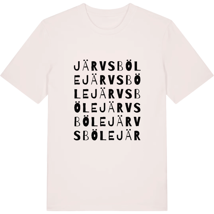Järvsböle ordlek t-shirt – t-shirt från PinShirt