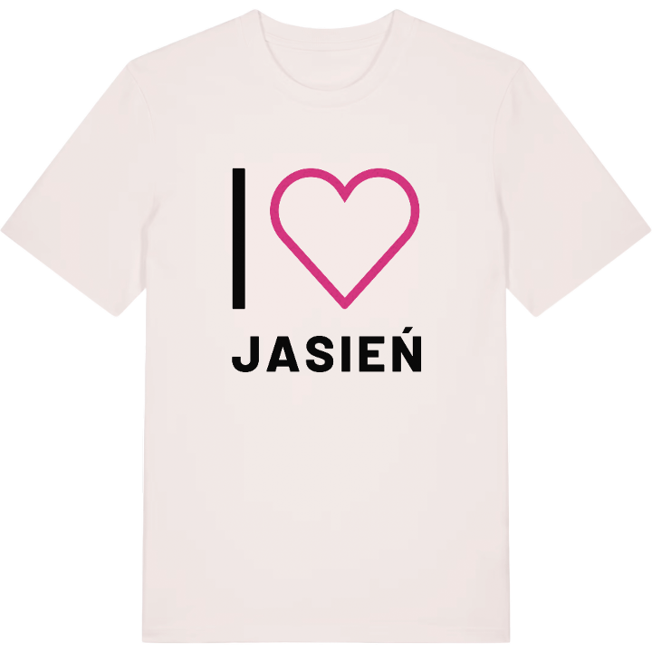 Jag älskar Jasień t-shirt stort tryck – t-shirt från PinShirt