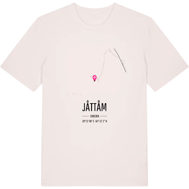 Jåttåm karta t-shirt – t-shirt från PinShirt