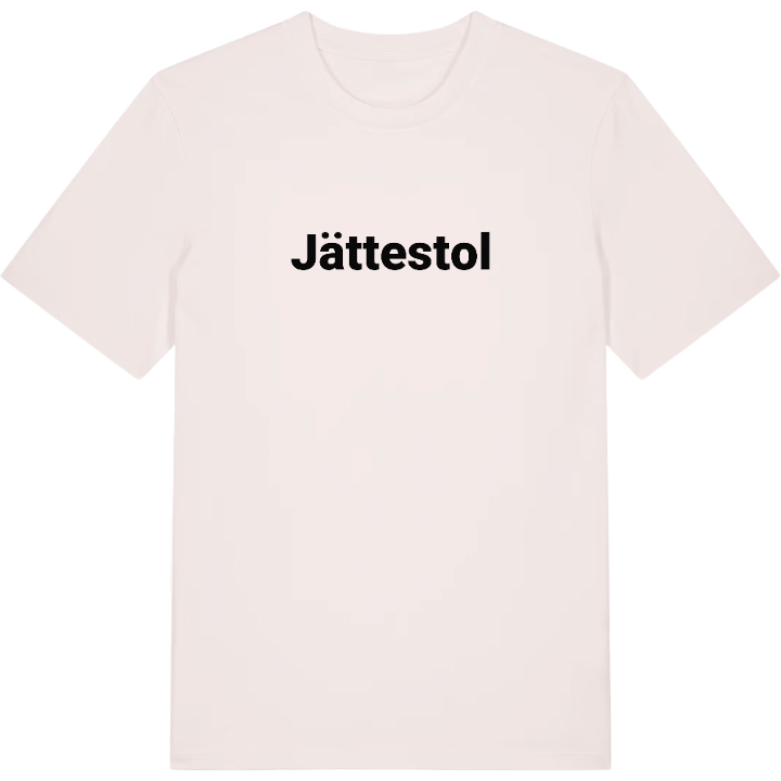 Jättestol fetstil t-shirt – t-shirt från PinShirt