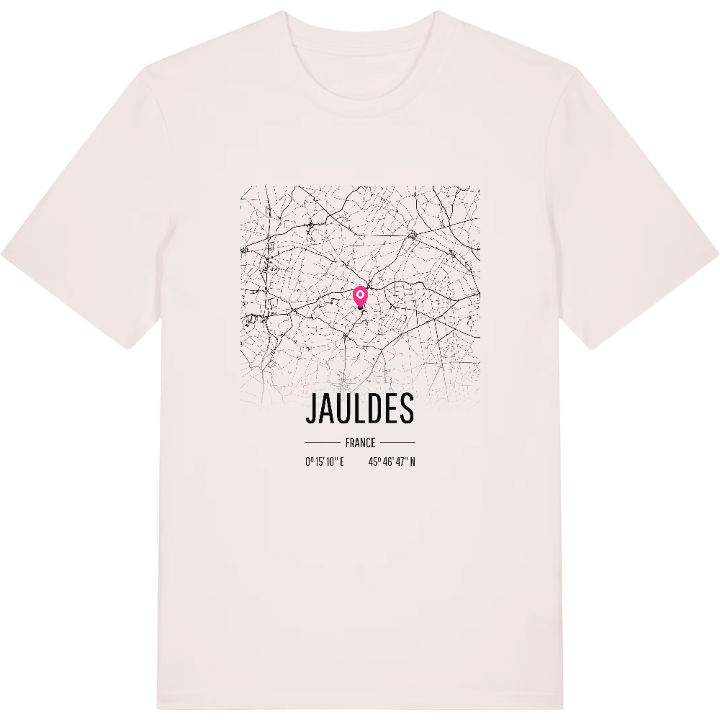 Jauldes karta t-shirt – t-shirt från PinShirt