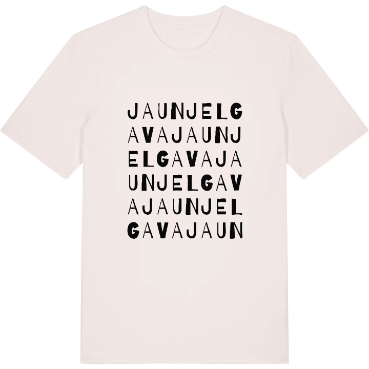 Jaunjelgava ordlek t-shirt – t-shirt från PinShirt