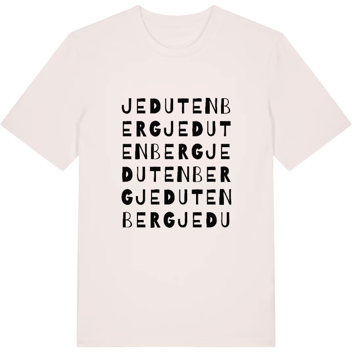 Jedutenberg ordlek t-shirt – t-shirt från PinShirt