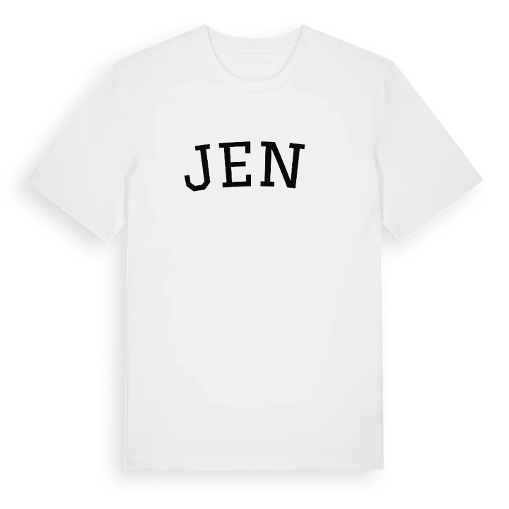 Jenő böjd t-shirt – t-shirt från PinShirt