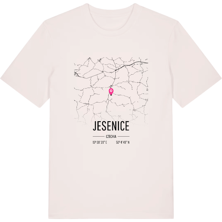 Jesenice karta t-shirt – t-shirt från PinShirt