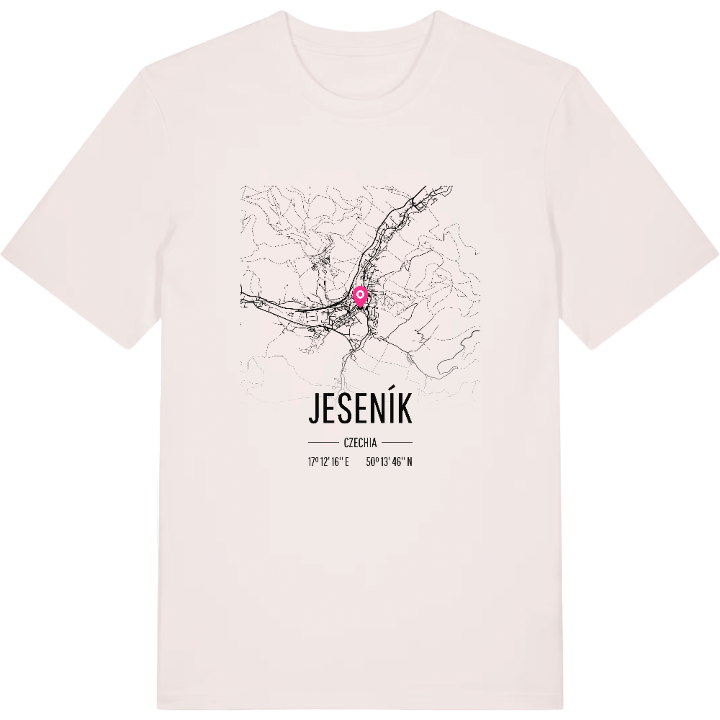 Jeseník karta t-shirt – t-shirt från PinShirt