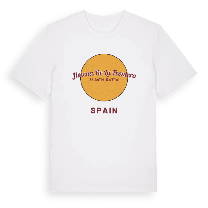 Jimena de la Frontera cirkel t-shirt – t-shirt från PinShirt