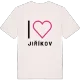 Jag älskar Jiříkov t-shirt stort tryck