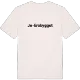 Jo-Ersbygget fetstil t-shirt