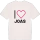 Jag älskar Joas t-shirt stort tryck