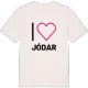 Jag älskar Jódar t-shirt stort tryck