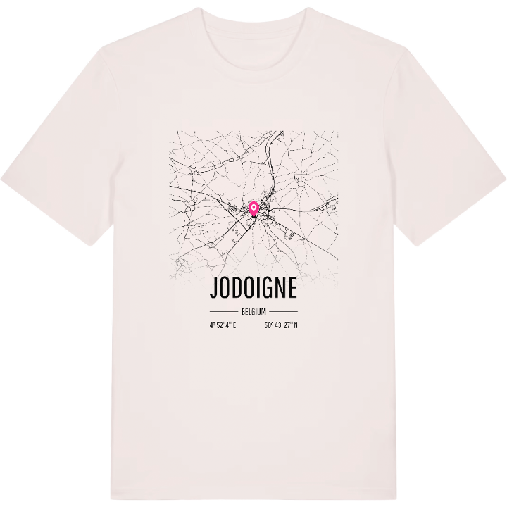 Jodoigne karta t-shirt – t-shirt från PinShirt