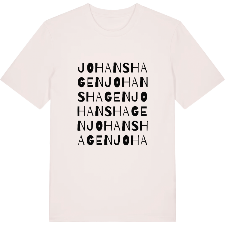 Johanshagen ordlek t-shirt – t-shirt från PinShirt