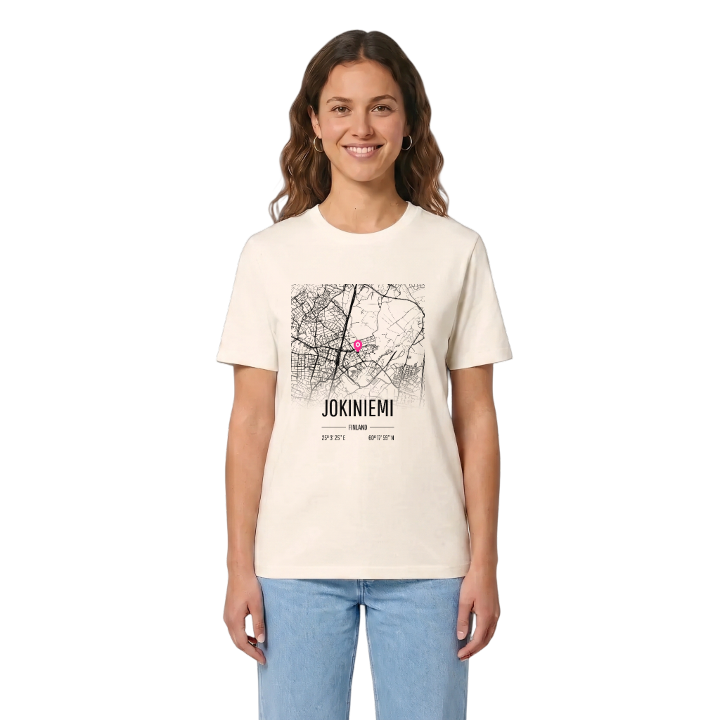 Jokiniemi karta t-shirt – t-shirt från PinShirt