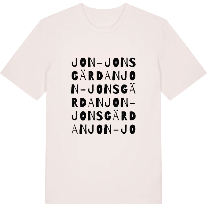 Jon-Jonsgärdan ordlek t-shirt – t-shirt från PinShirt