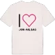 Jag älskar Jon-Nilsas t-shirt stort tryck