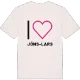 Jag älskar Jöns-Lars t-shirt stort tryck