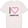 Jag älskar Jonsätter t-shirt stort tryck