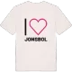 Jag älskar Jonsbol t-shirt stort tryck