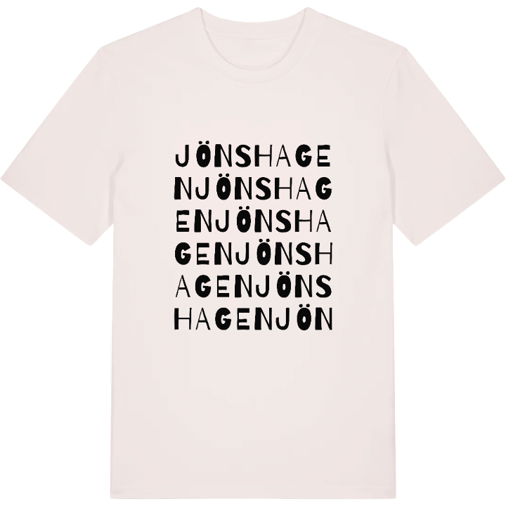 Jönshagen ordlek t-shirt – t-shirt från PinShirt