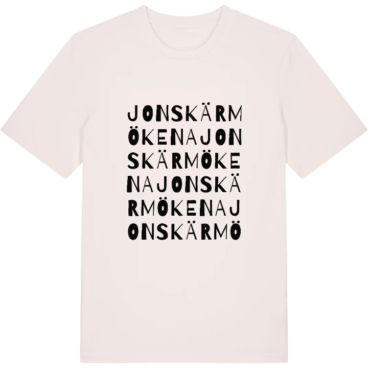 Jonskärmökena ordlek t-shirt – t-shirt från PinShirt