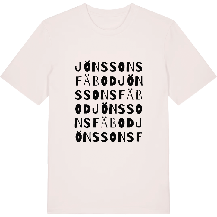 Jönssons fäbod ordlek t-shirt – t-shirt från PinShirt