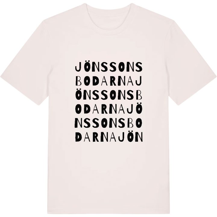 Jönssonsbodarna ordlek t-shirt – t-shirt från PinShirt