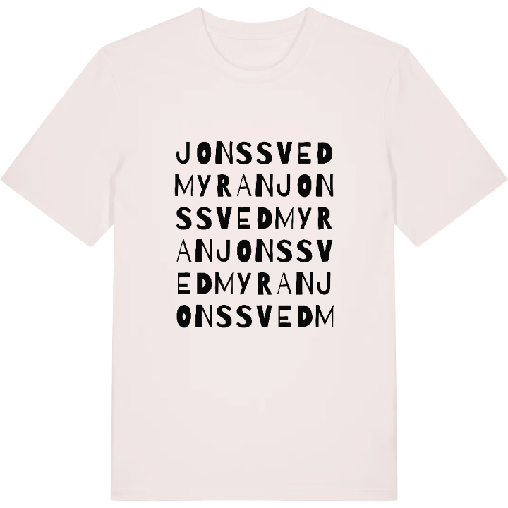 Jonssvedmyran ordlek t-shirt – t-shirt från PinShirt