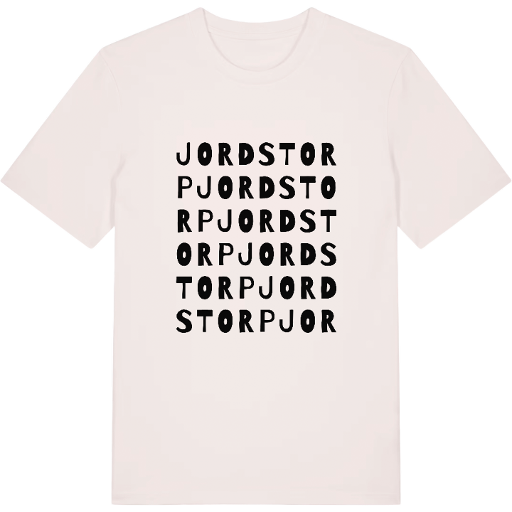 Jordstorp ordlek t-shirt – t-shirt från PinShirt