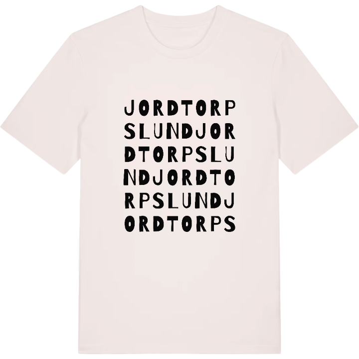 Jordtorpslund ordlek t-shirt – t-shirt från PinShirt