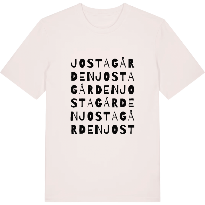 Jostagården ordlek t-shirt – t-shirt från PinShirt