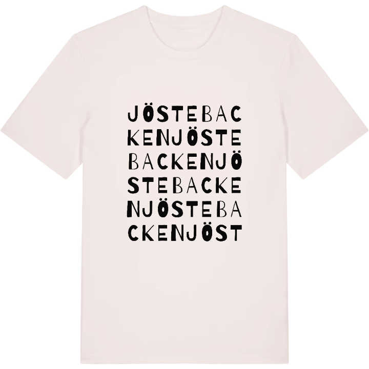 Jöstebacken ordlek t-shirt – t-shirt från PinShirt
