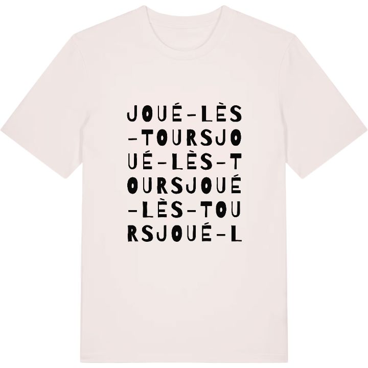 Joué-lès-Tours ordlek t-shirt – t-shirt från PinShirt