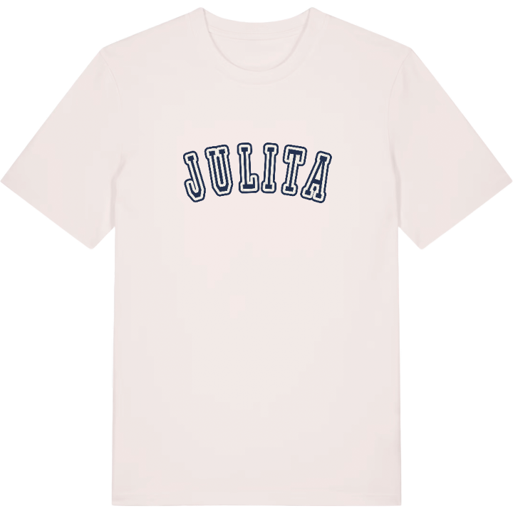 Julita college t-shirt – t-shirt från PinShirt