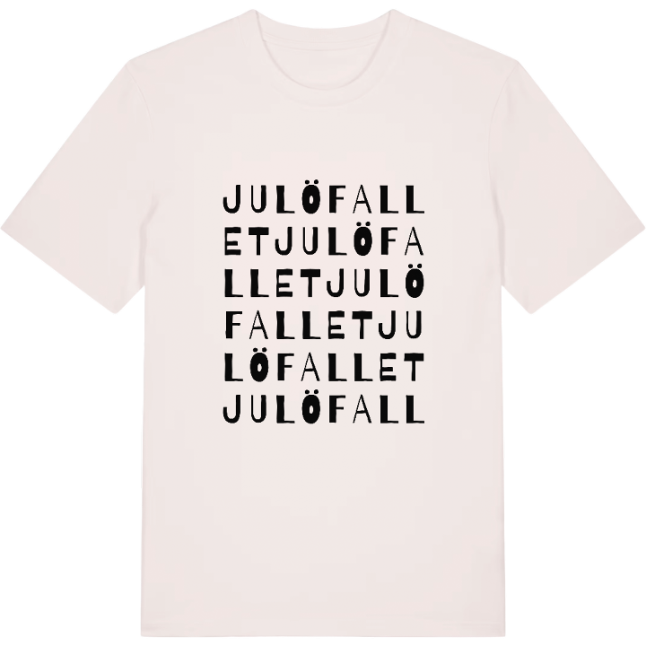 Julöfallet ordlek t-shirt – t-shirt från PinShirt