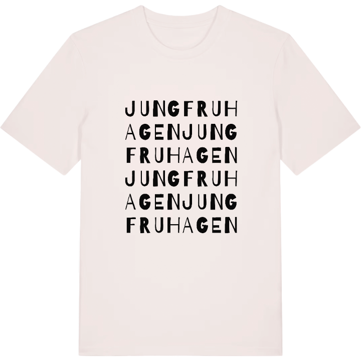 Jungfruhagen ordlek t-shirt – t-shirt från PinShirt