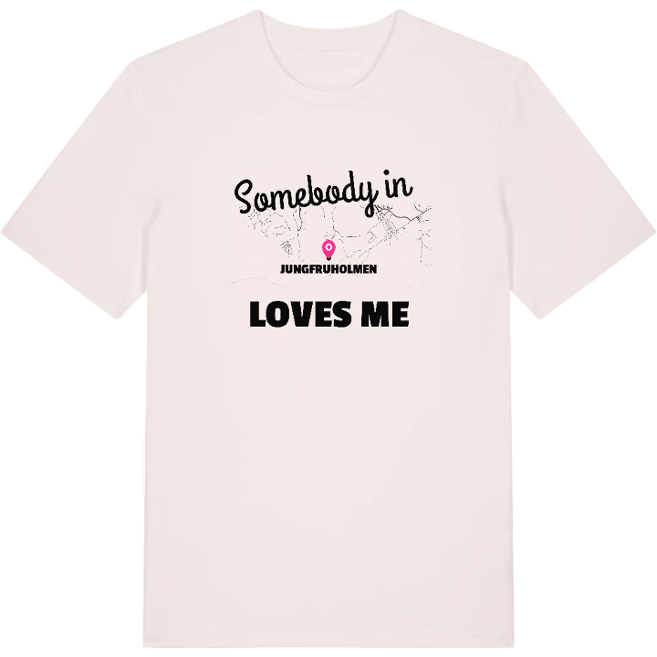 Någon i Jungfruholmen älskar mig t-shirt – t-shirt från PinShirt