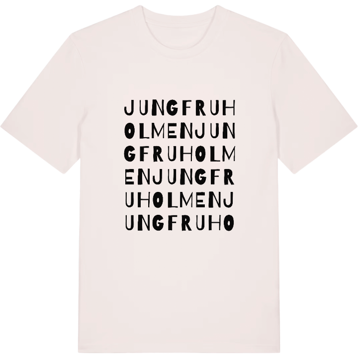 Jungfruholmen ordlek t-shirt – t-shirt från PinShirt