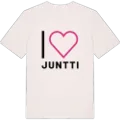 Jag älskar Juntti t-shirt stort tryck